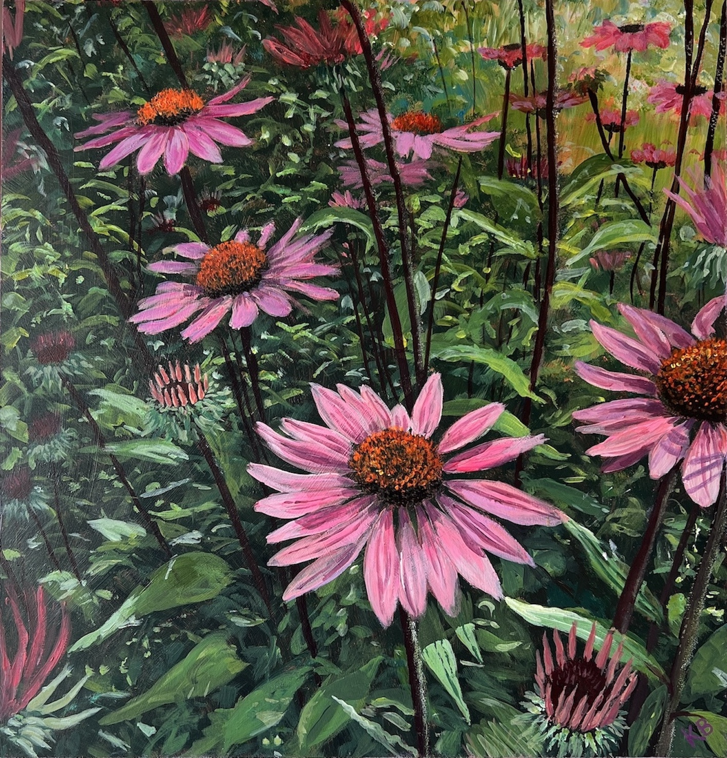 Two-Week Workshop: Introduction to Flower Painting in Acrylics